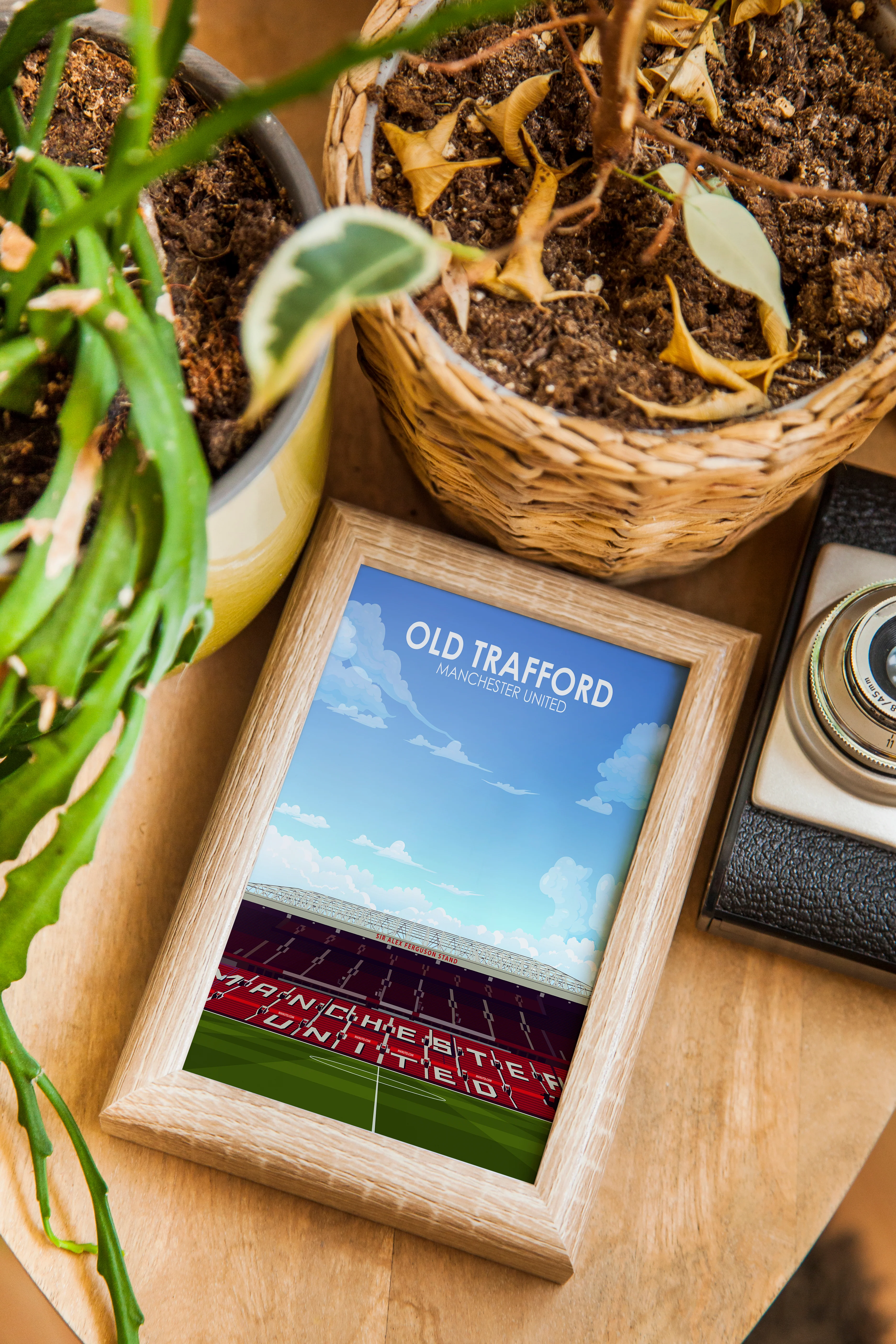 Old Trafford Heavyweight Art Print - Football Post - Perfect Gift - Birthday Present for Him - Image 5