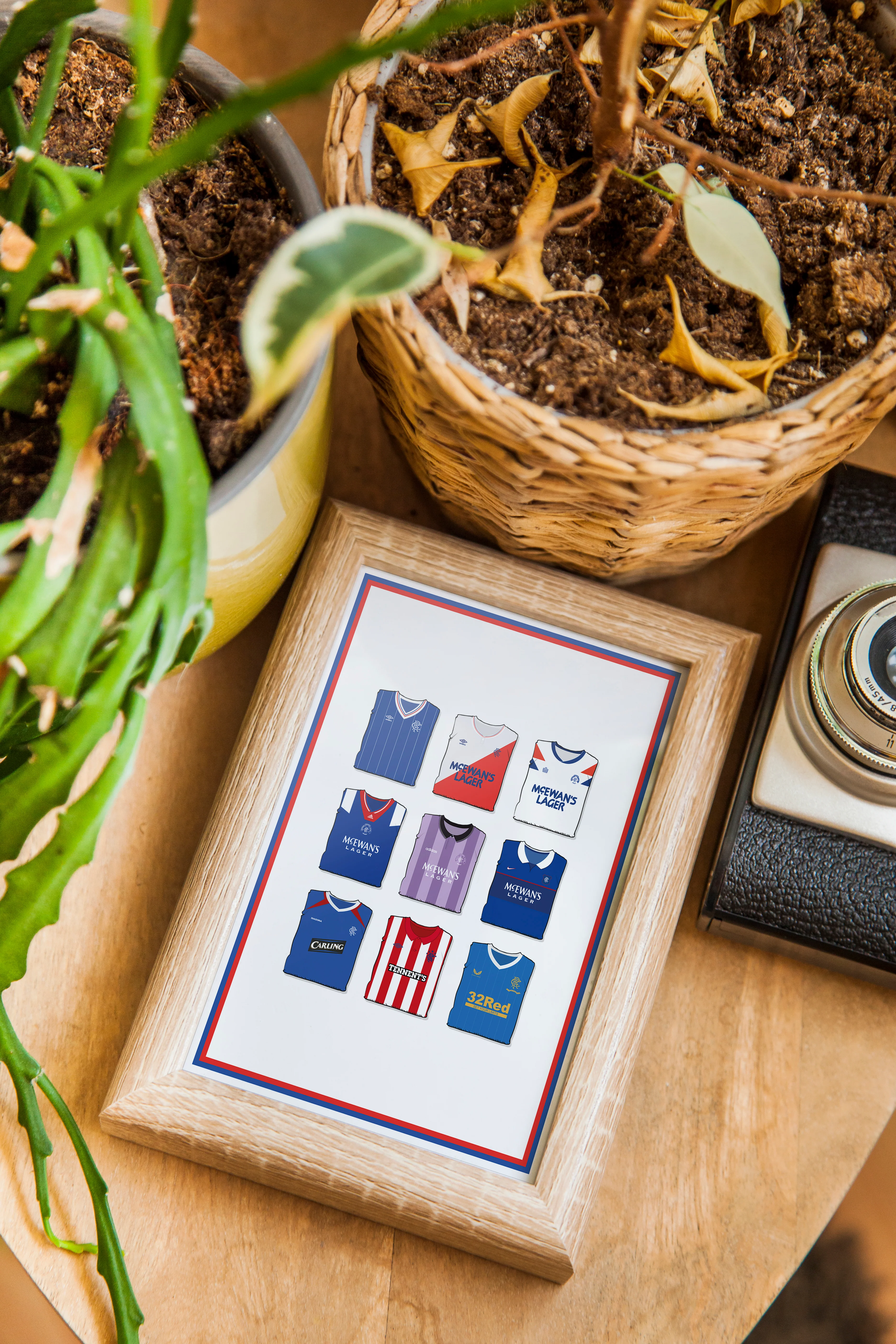 Rangers Collection Heavyweight Art Print - Football Post - Perfect Gift - Birthday Present for Him - Image 5