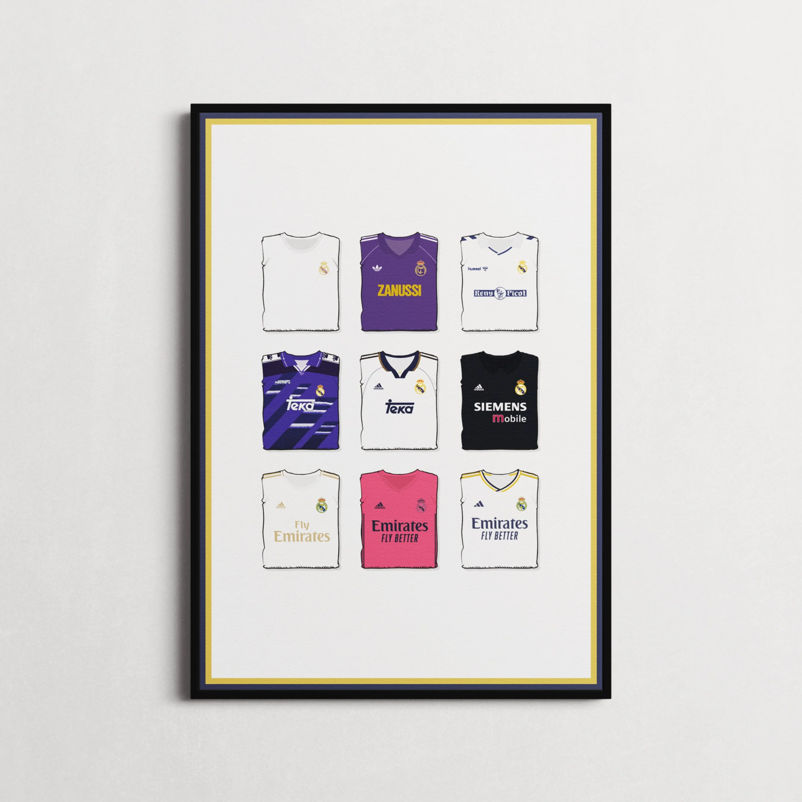 Real Madrid Collection Heavyweight Art Print