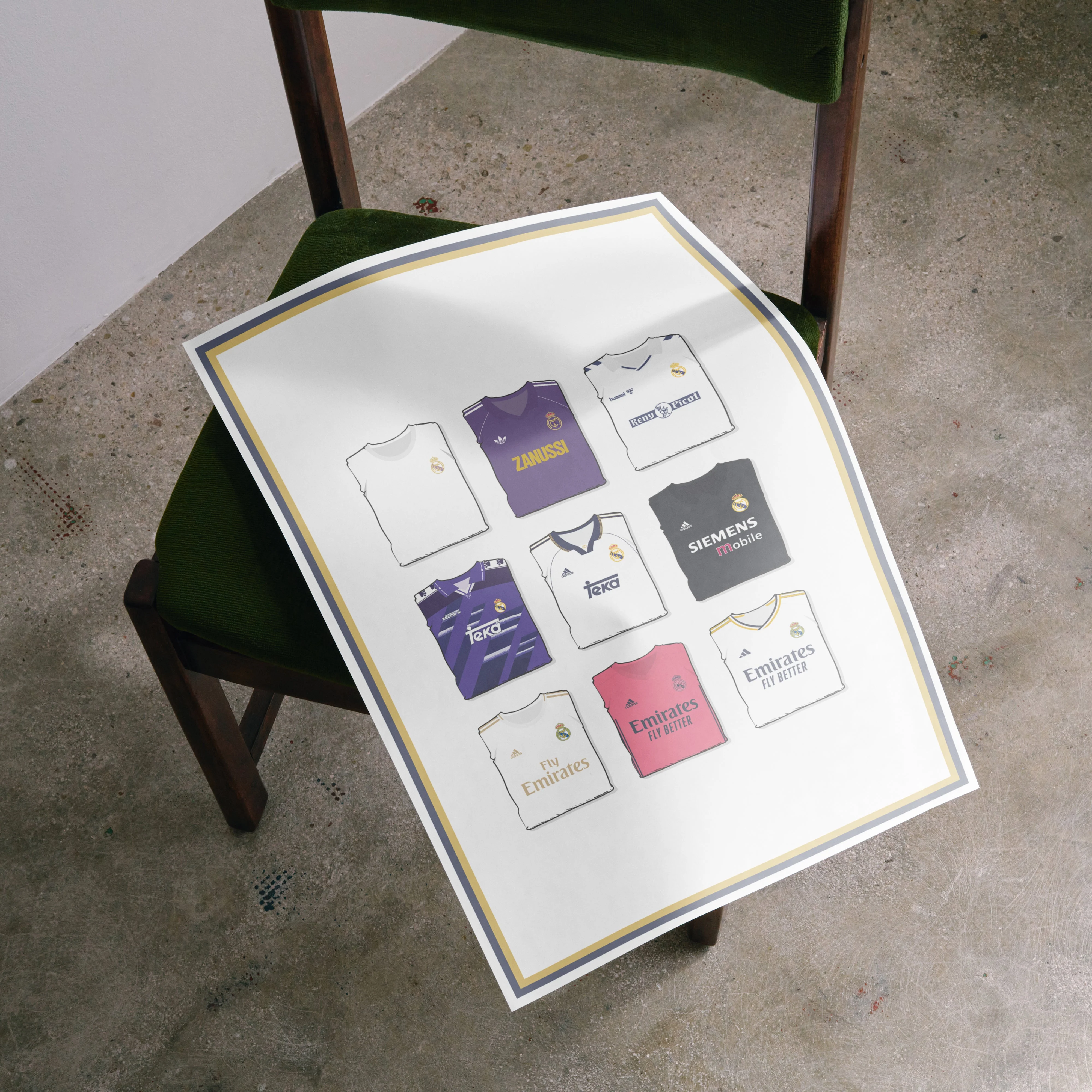 Real Madrid Collection Heavyweight Art Print - Image 4