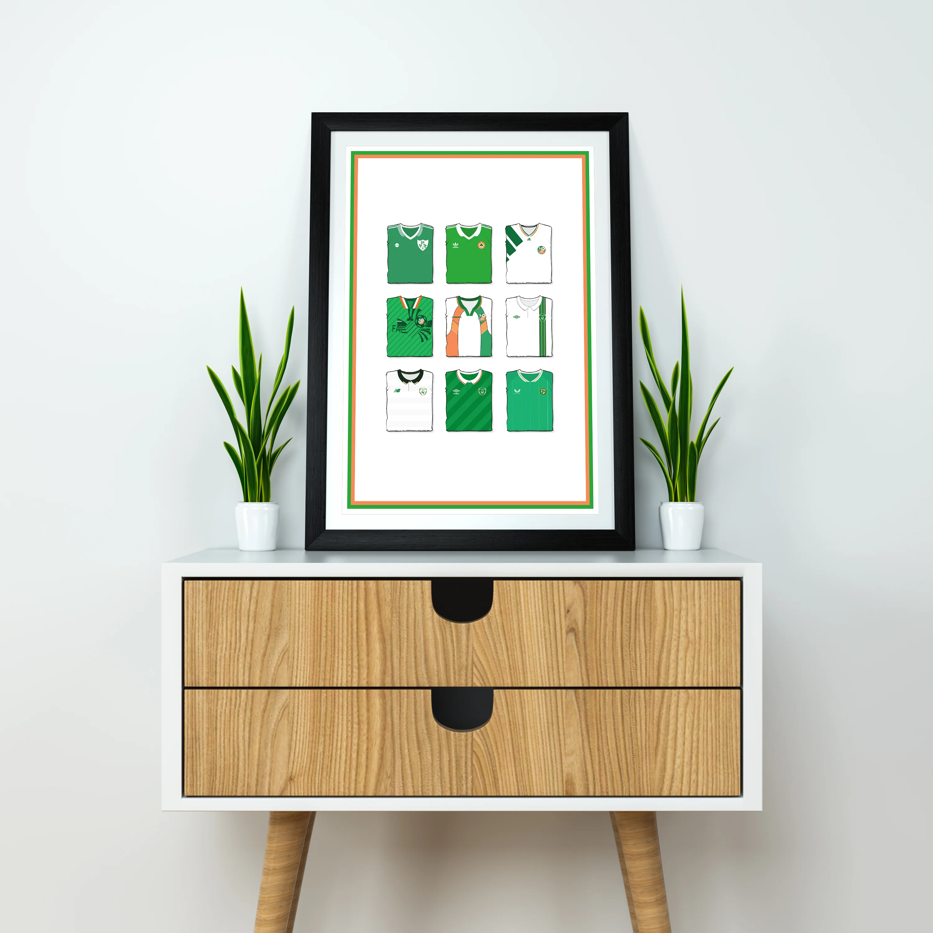 Republic Of Ireland Heavyweight Art Print - Football Post - Perfect Gift - Birthday Present for Him - Image 5