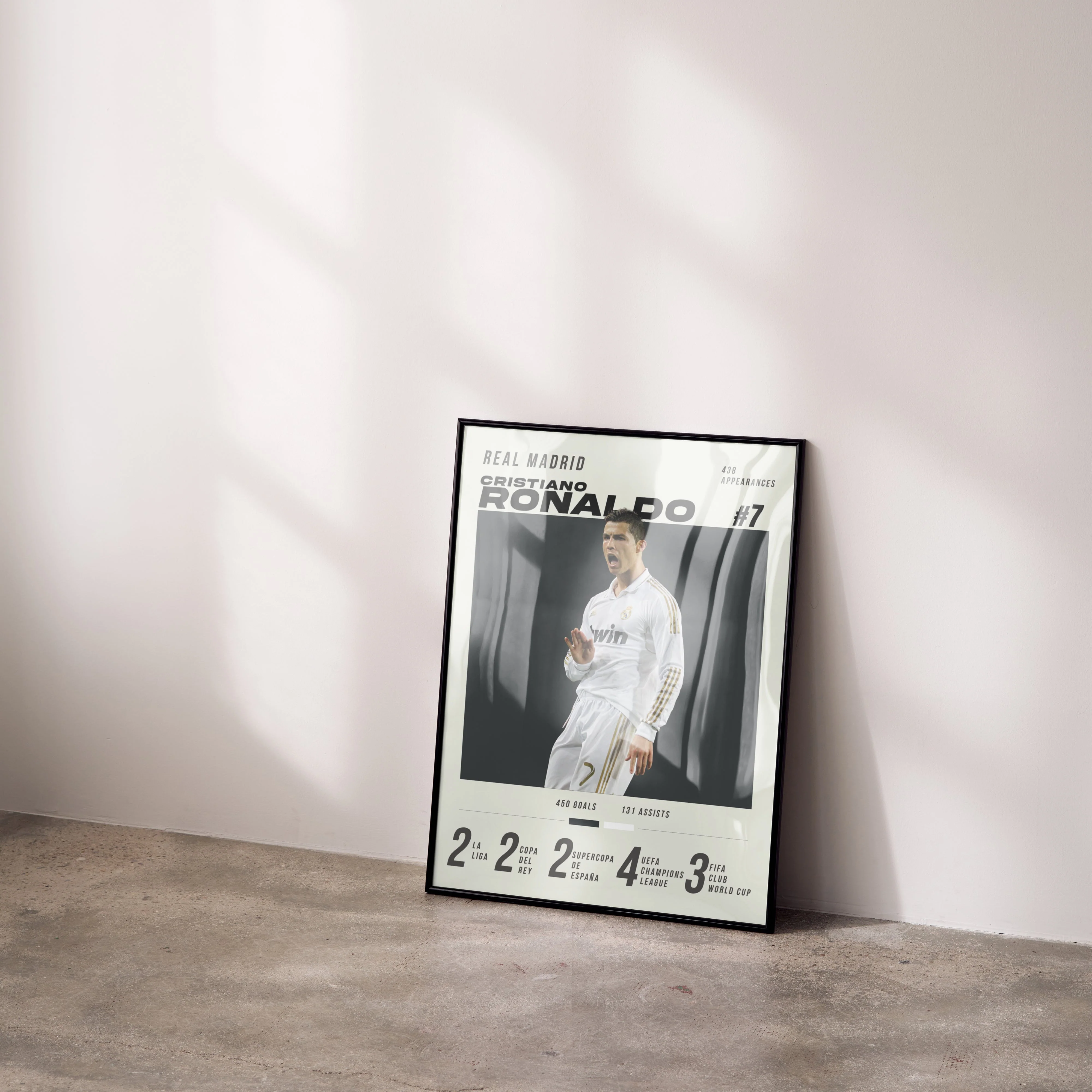 Ronaldo #7 Heavyweight Art Print - Image 2