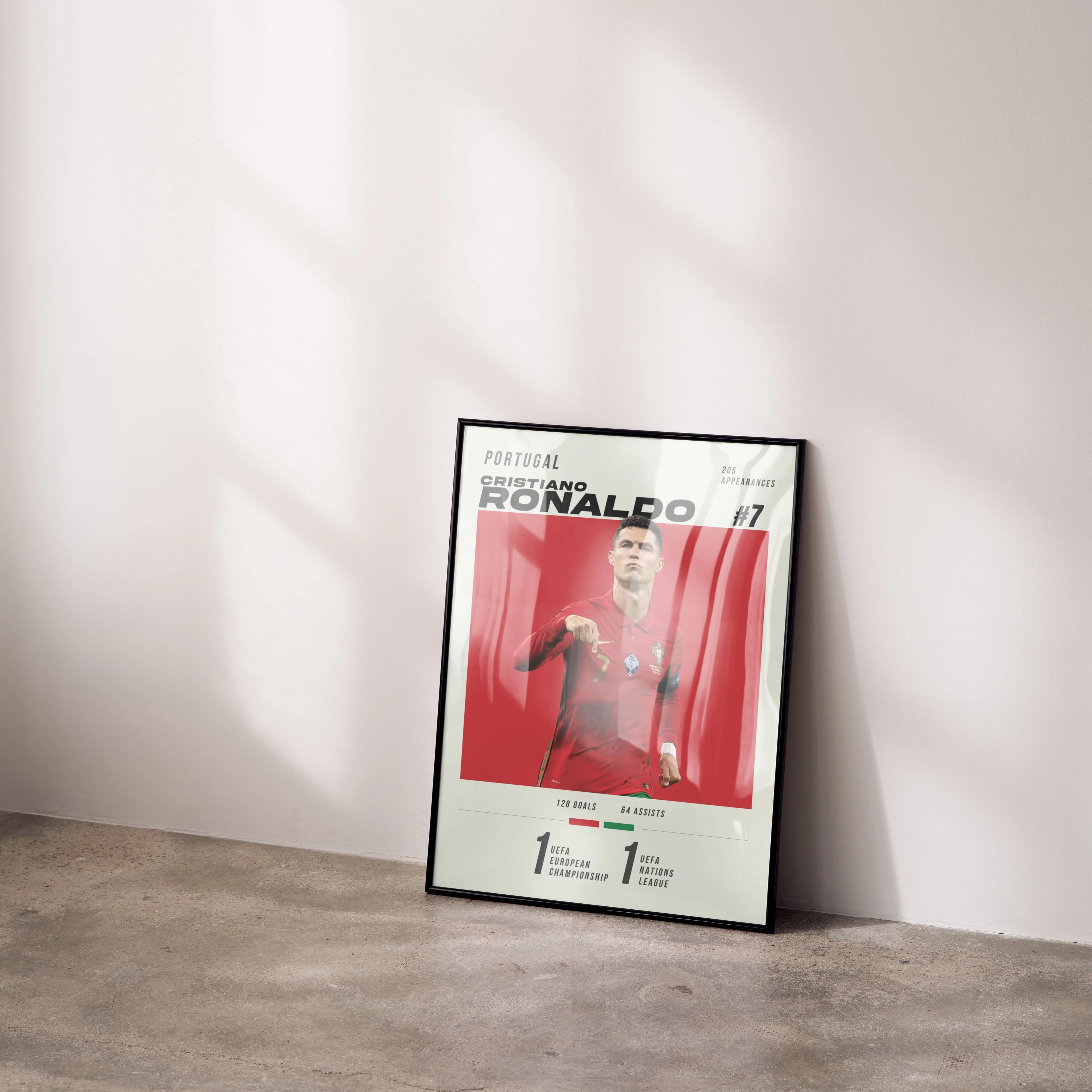 Ronaldo #7 Heavyweight Art Print - Image 2