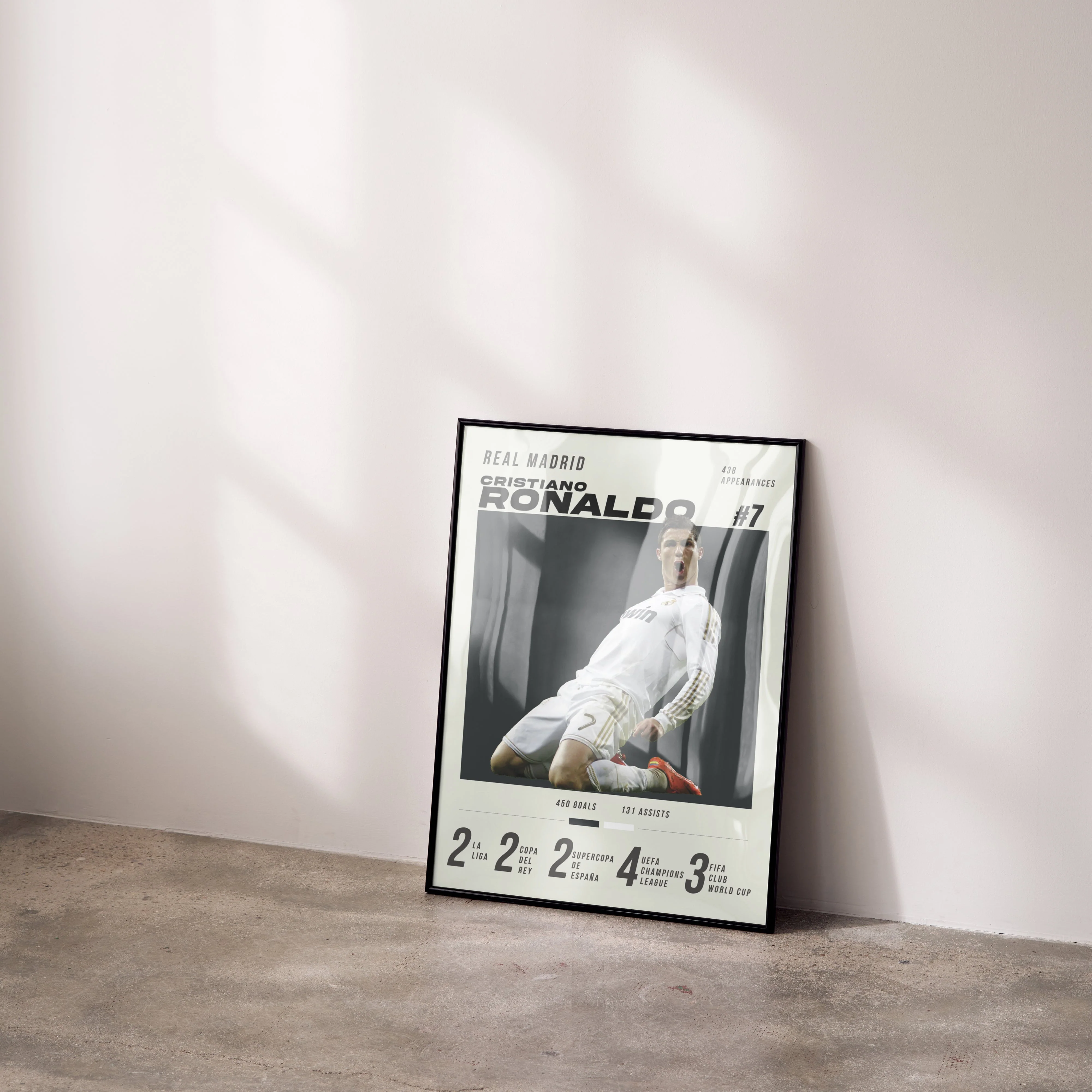Ronaldo #7 Heavyweight Art Print - Image 3