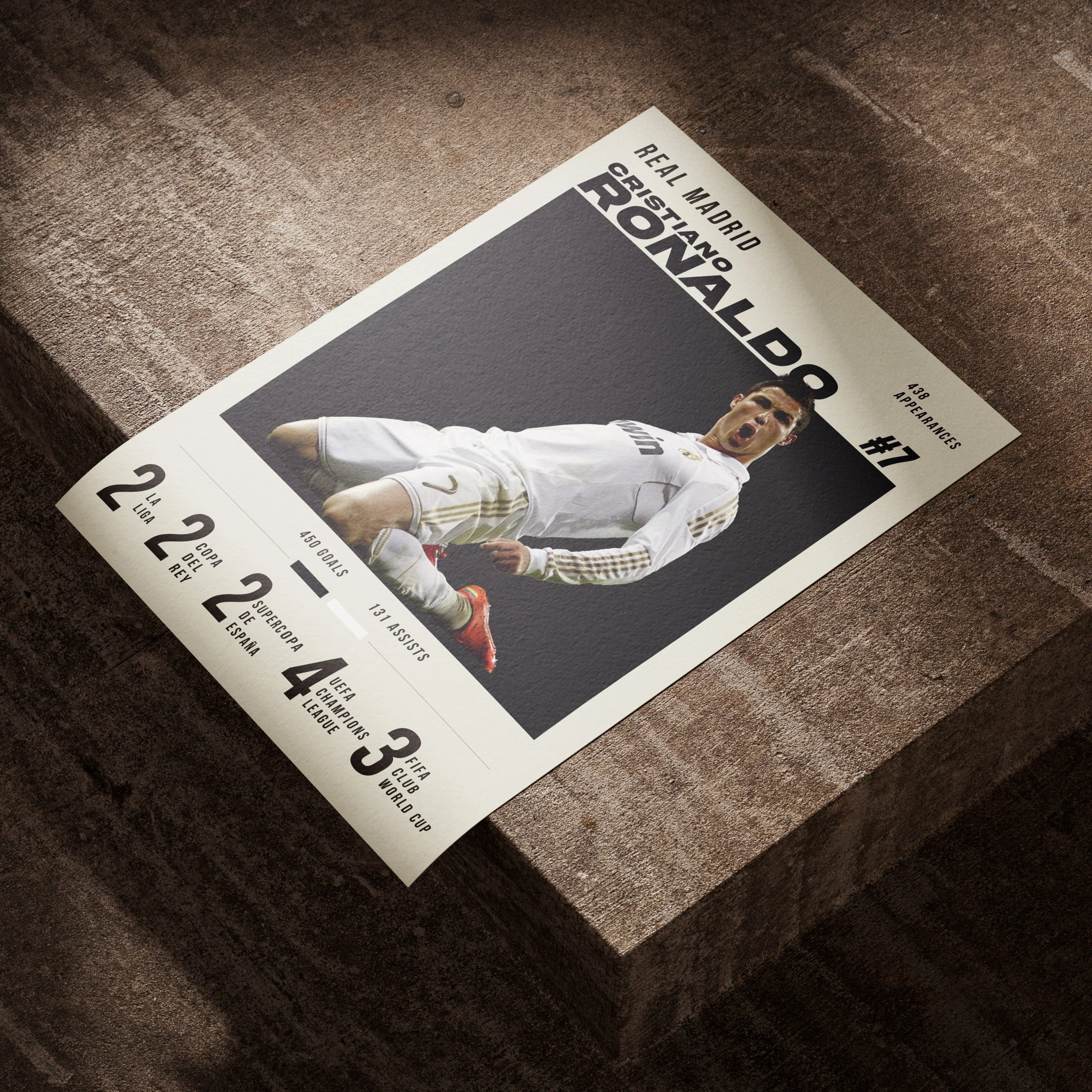 Ronaldo #7 Heavyweight Art Print - Image 5