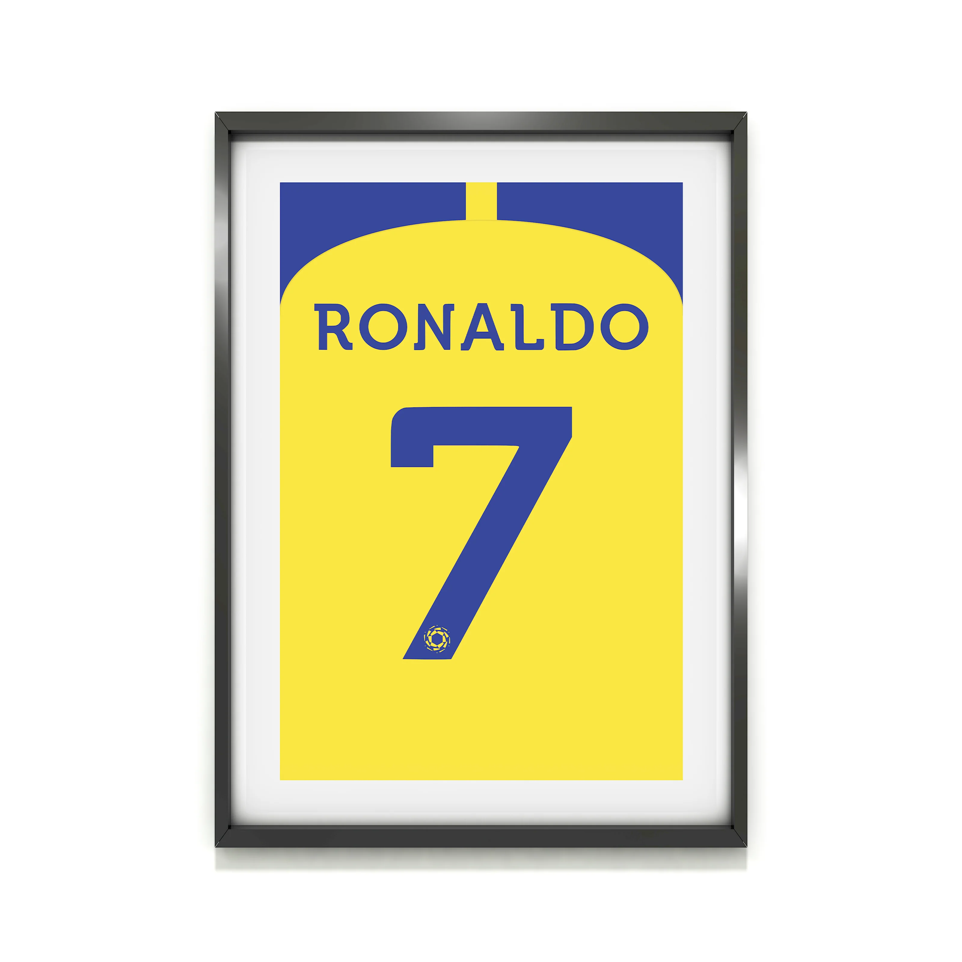 Ronaldo Al Nassr (Back) Heavyweight Art Print - Football Post - Perfect Gift - Birthday Present for Him - Image 2
