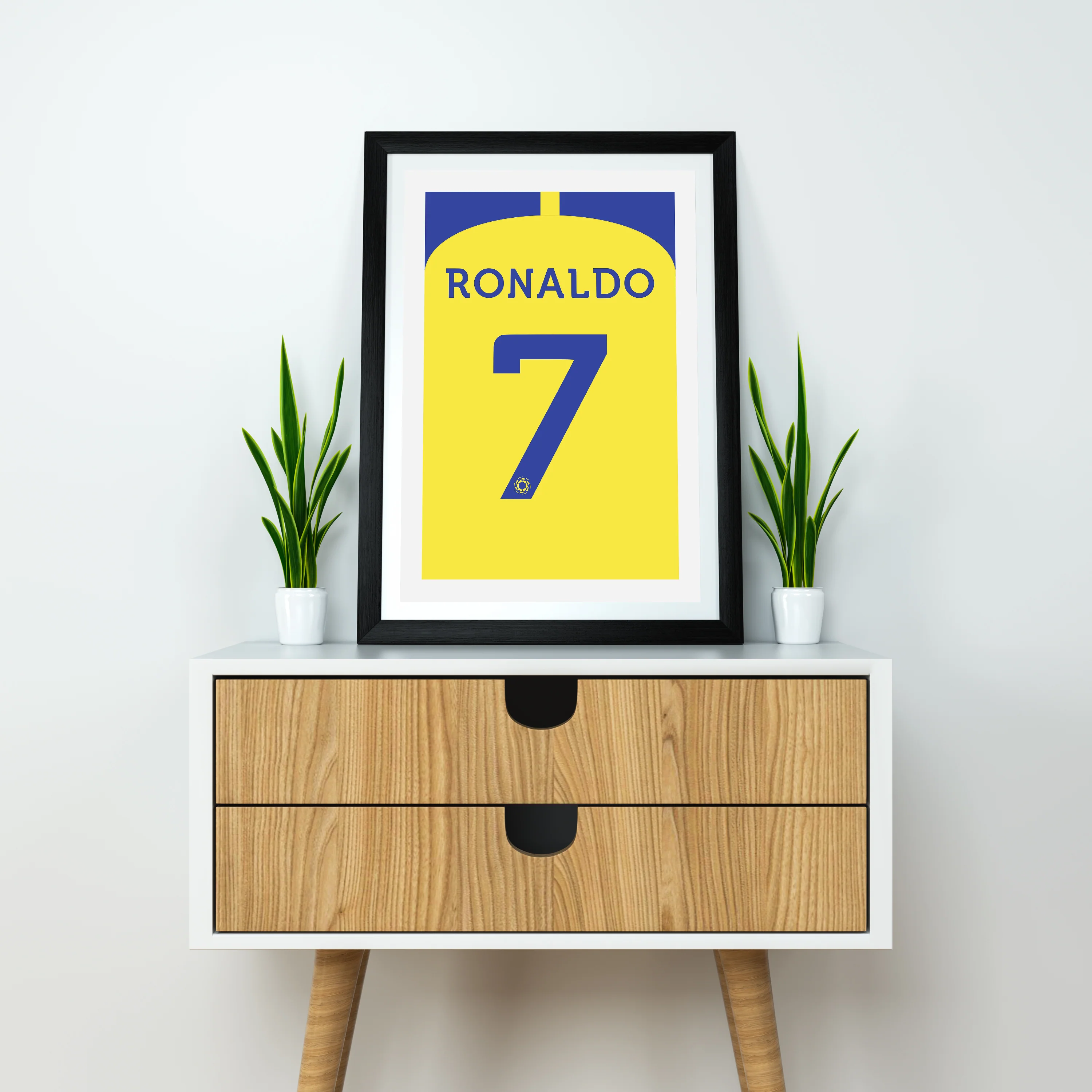 Ronaldo Al Nassr (Back) Heavyweight Art Print - Football Post - Perfect Gift - Birthday Present for Him - Image 3