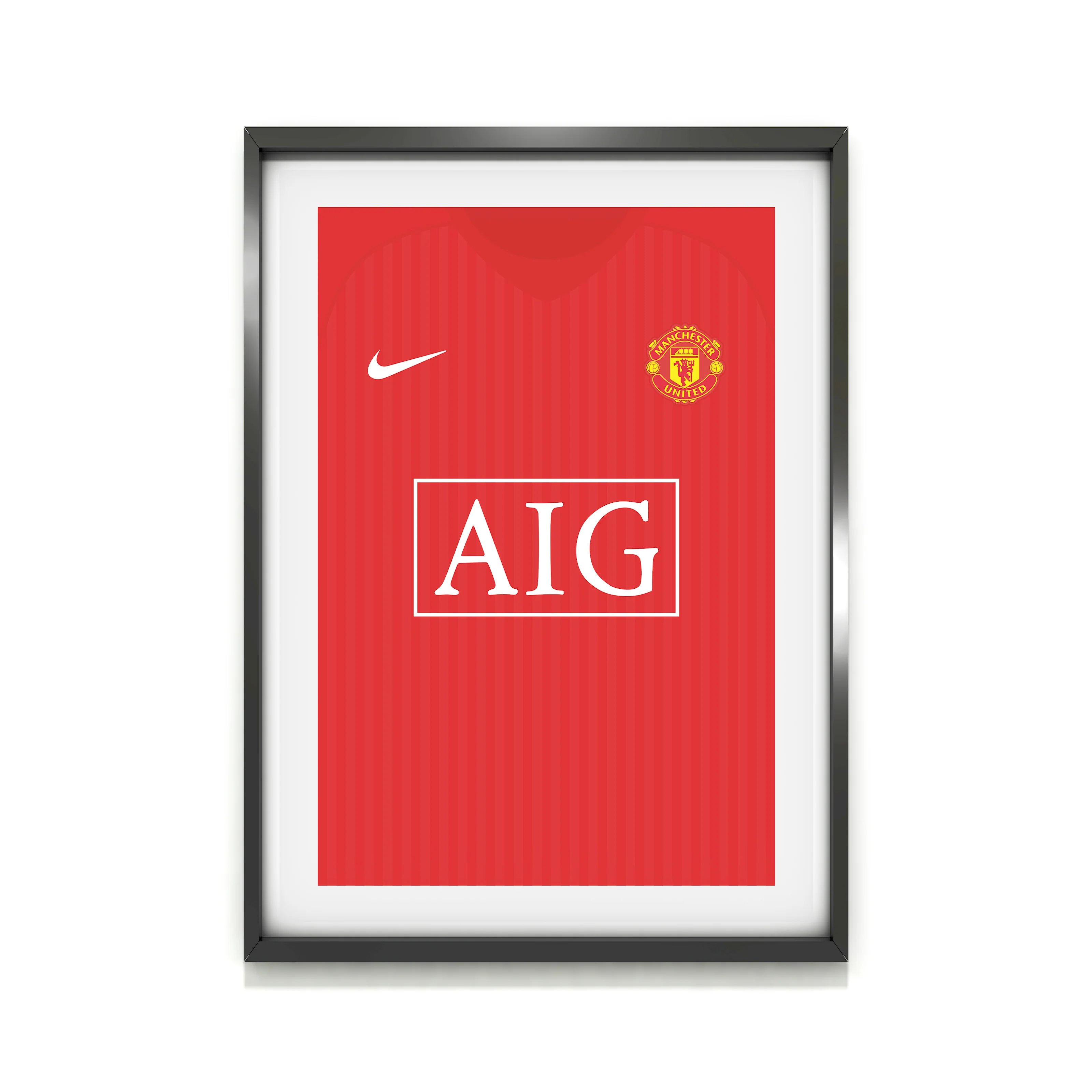 Ronaldo Manchester Utd 2007/08 (Front) Heavyweight Art Print - Football Post - Perfect Gift - Birthday Present for Him - Image 2