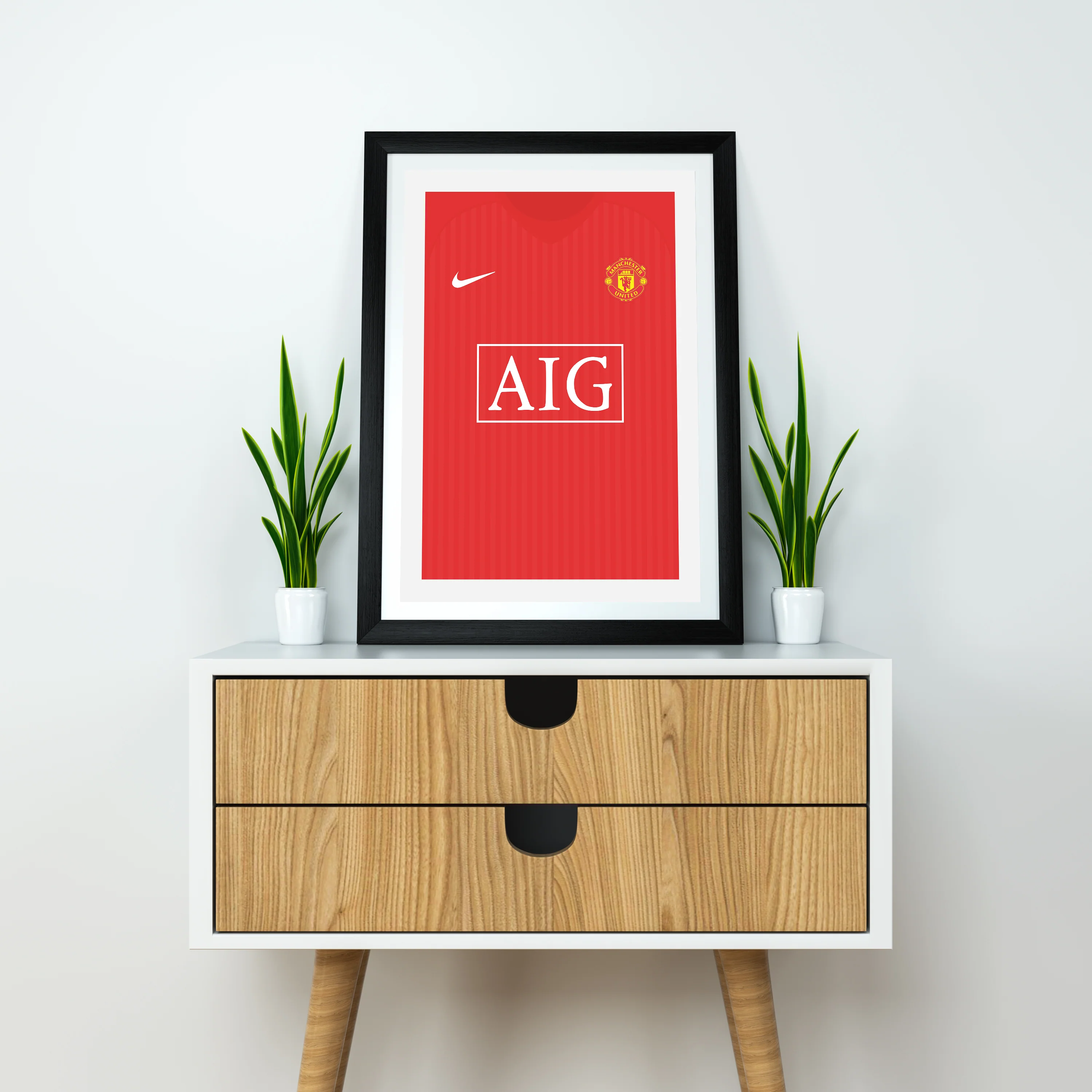 Ronaldo Manchester Utd 2007/08 (Front) Heavyweight Art Print - Football Post - Perfect Gift - Birthday Present for Him - Image 3