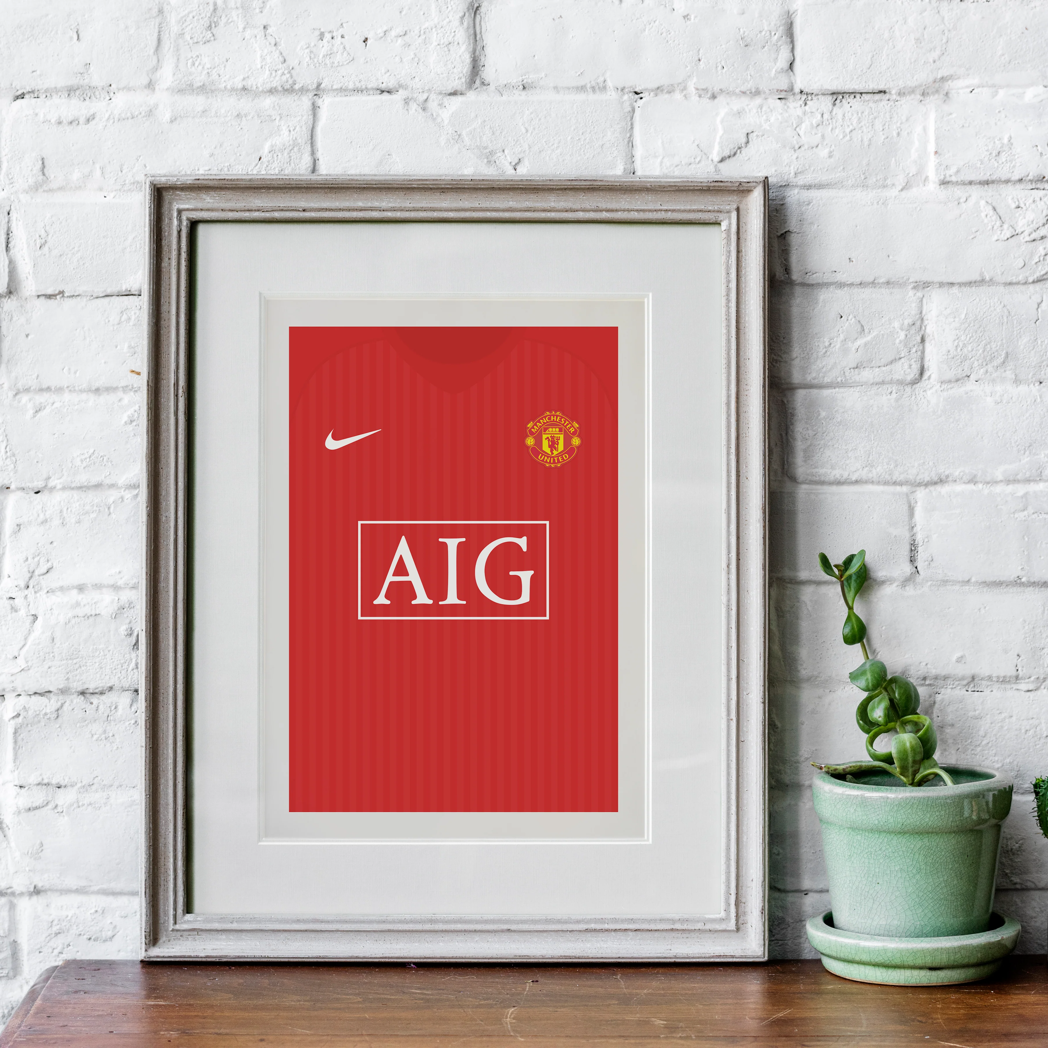 Ronaldo Manchester Utd 2007/08 (Front) Heavyweight Art Print - Football Post - Perfect Gift - Birthday Present for Him - Image 4