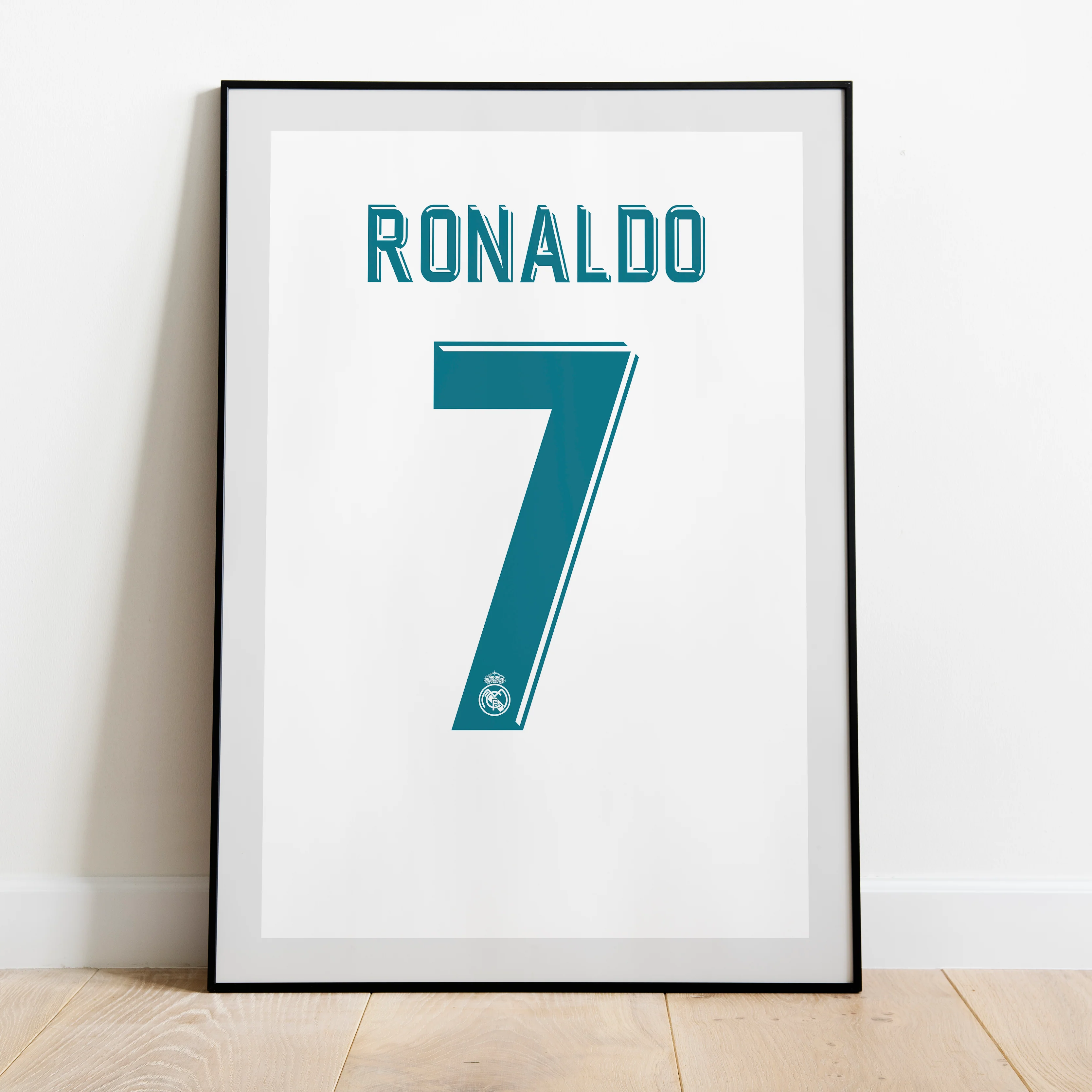 Ronaldo Real Madrid 2017/18 (Back) Heavyweight Art Print - Football Post - Perfect Gift - Birthday Present for Him