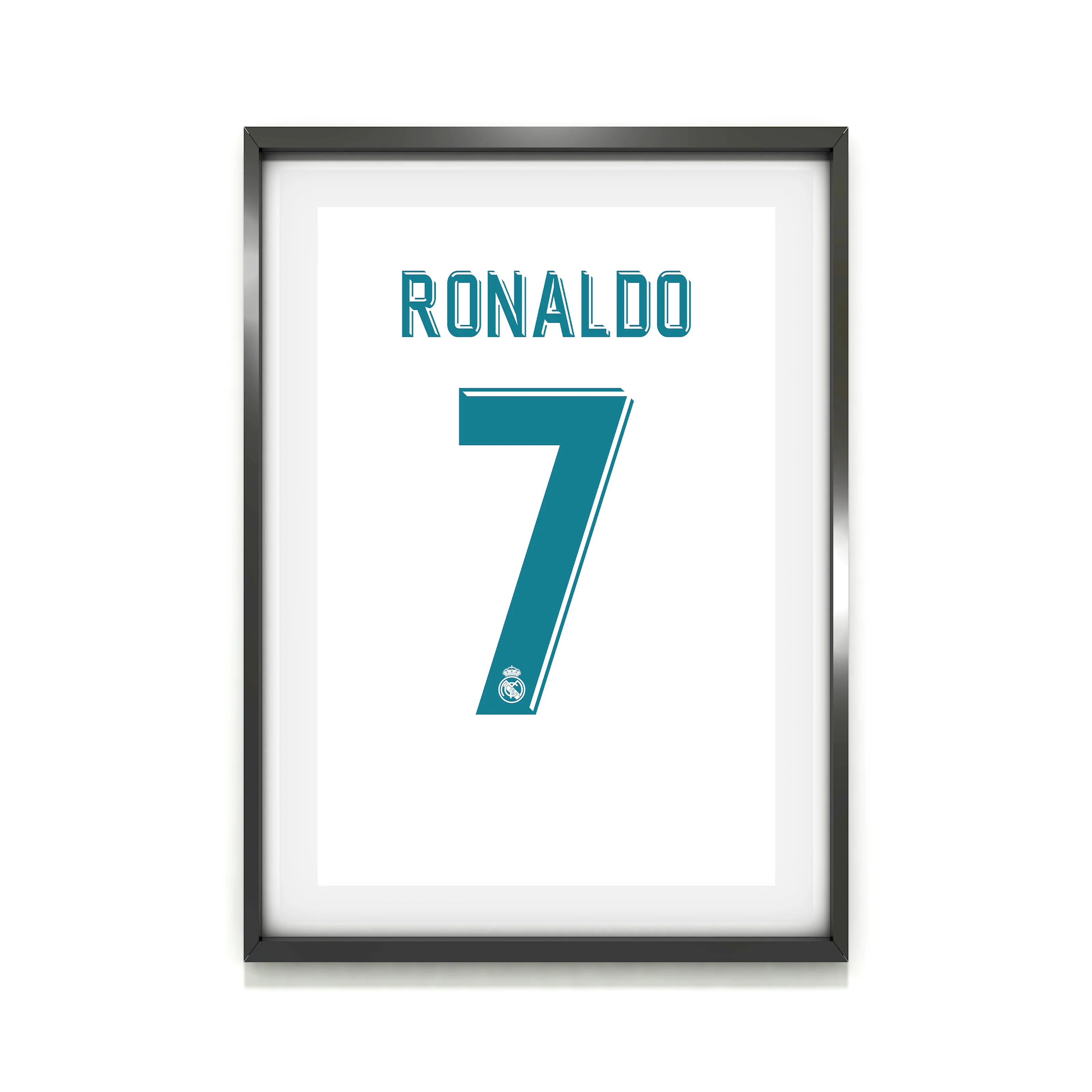 Ronaldo Real Madrid 2017/18 (Back) Heavyweight Art Print - Football Post - Perfect Gift - Birthday Present for Him - Image 2