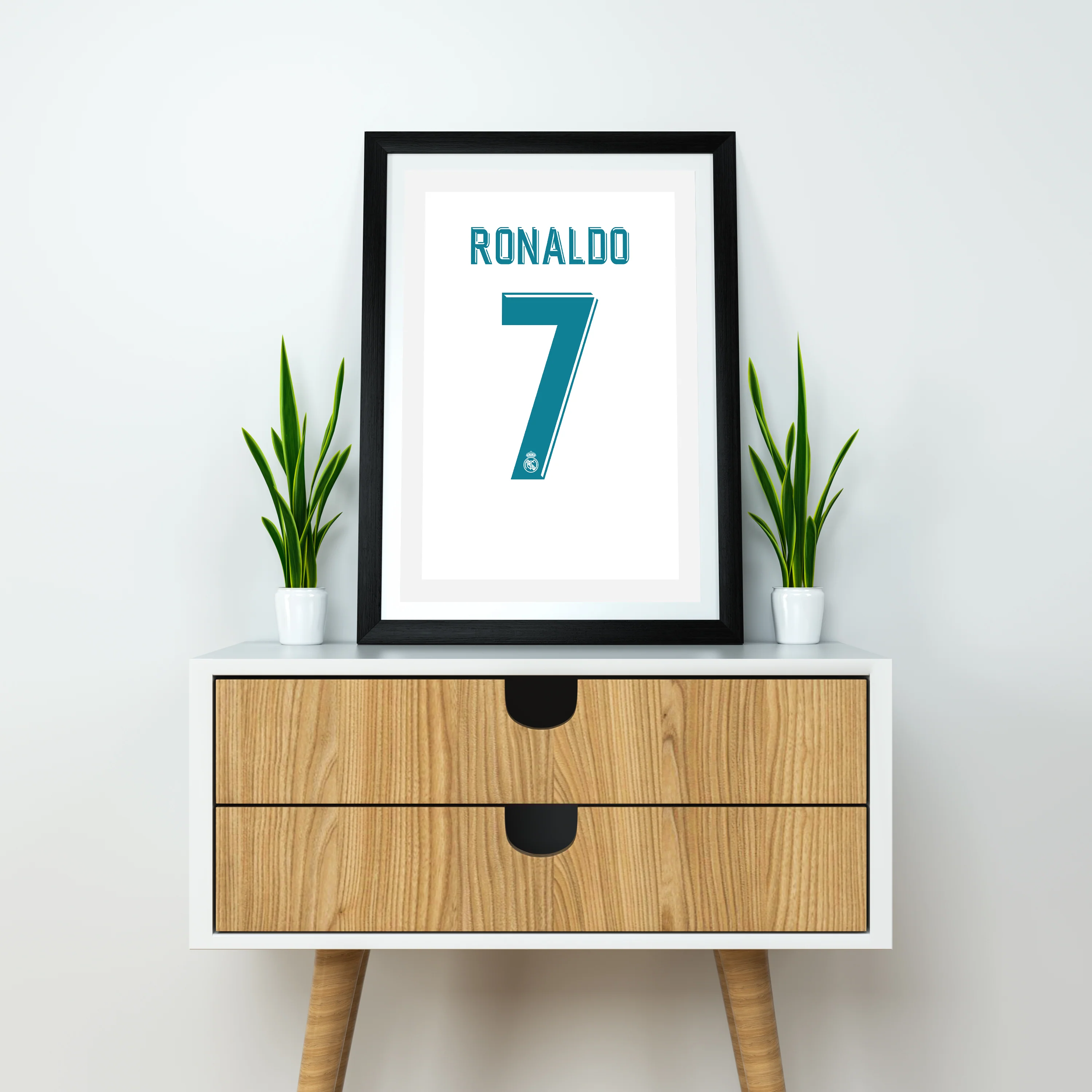 Ronaldo Real Madrid 2017/18 (Back) Heavyweight Art Print - Football Post - Perfect Gift - Birthday Present for Him - Image 3