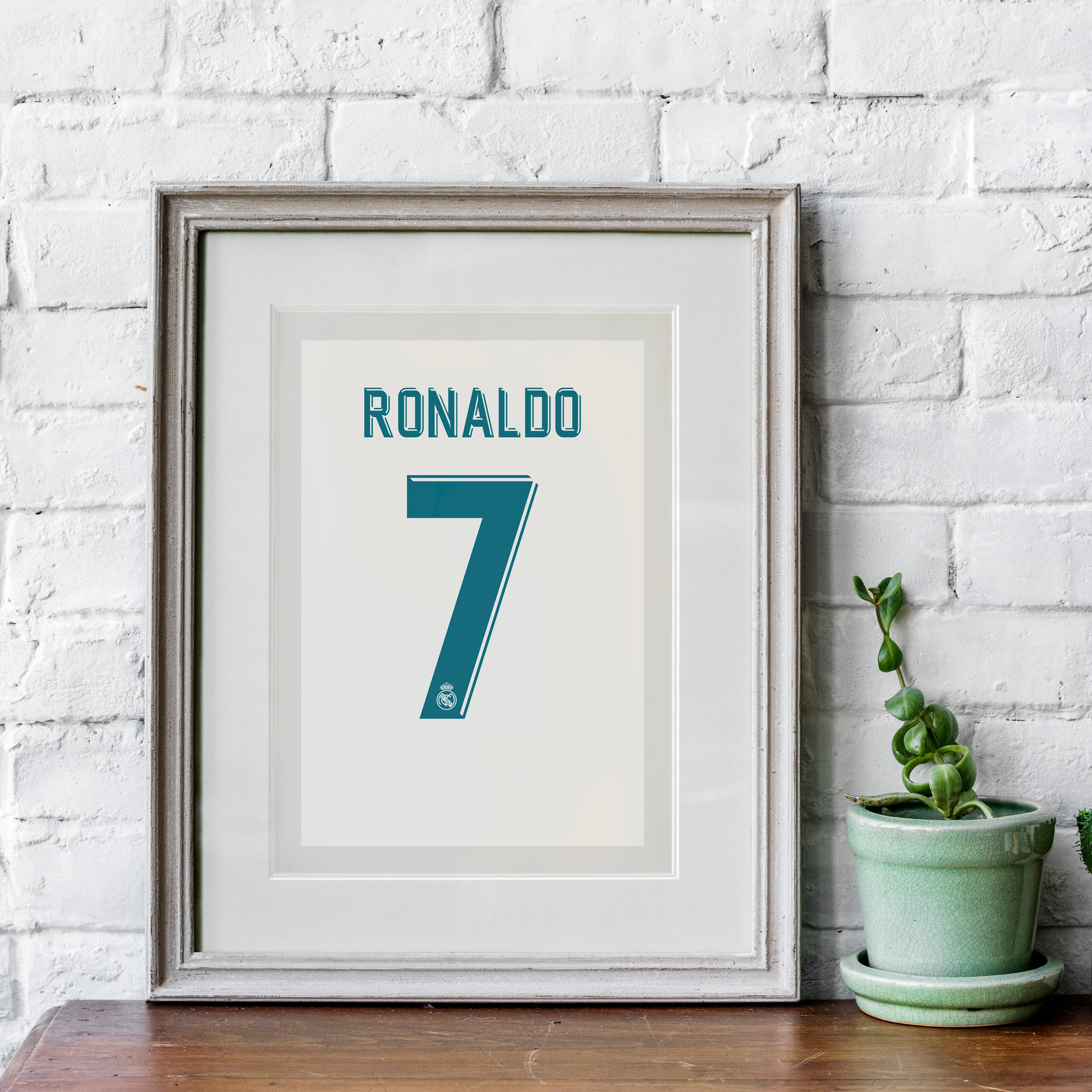 Ronaldo Real Madrid 2017/18 (Back) Heavyweight Art Print - Football Post - Perfect Gift - Birthday Present for Him - Image 4