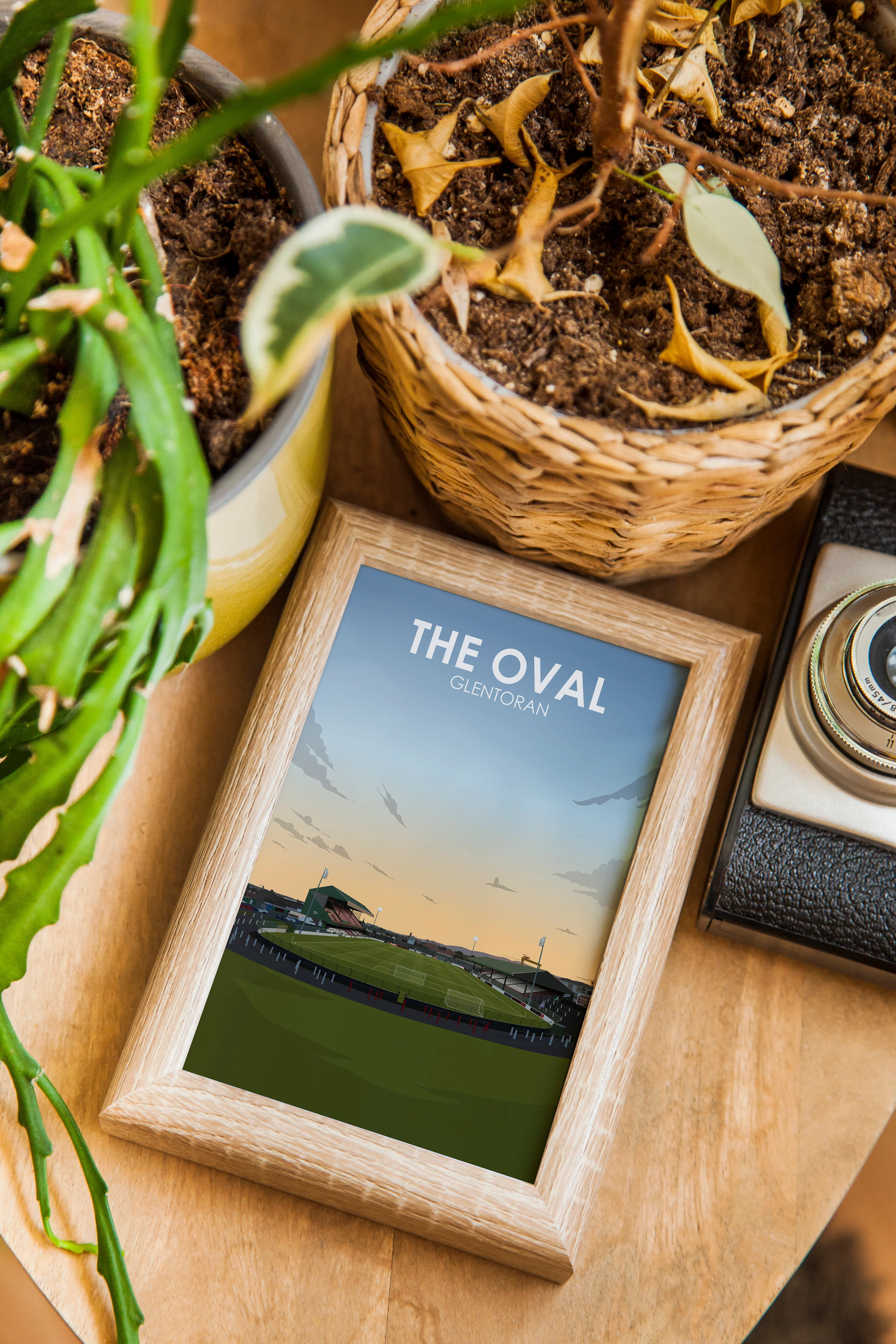 The Oval Heavyweight Art Print - Football Post - Perfect Gift - Birthday Present for Him - Image 5
