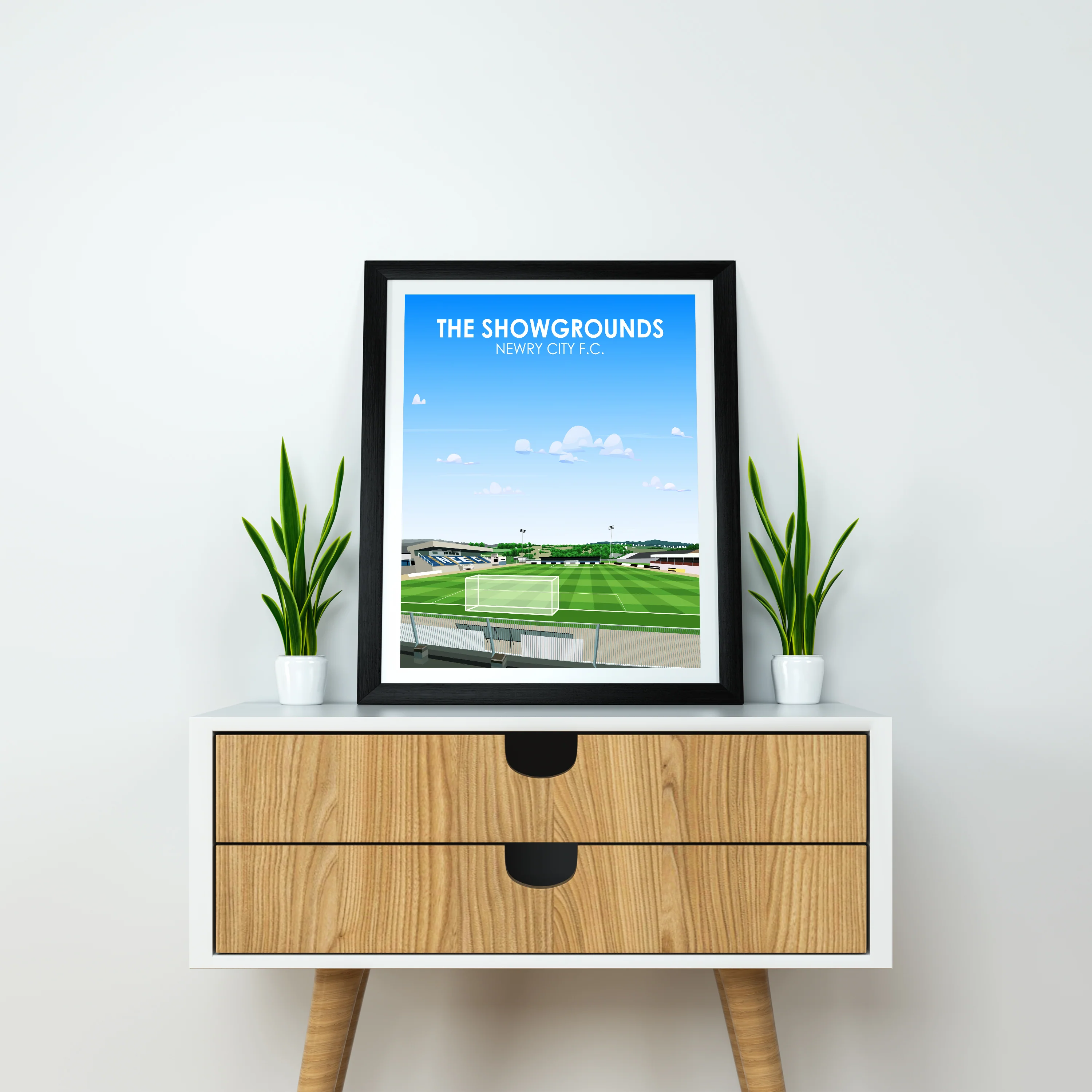 The Showgrounds Newry City FC Heavyweight Art Print - Football Post - Perfect Gift - Birthday Present for Him - Image 4